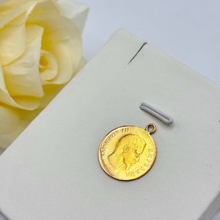 Colgante moneda de oro 22kt