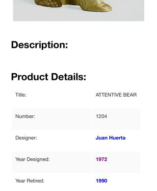 Lladro Oso Polar 1204 Juan Huerta