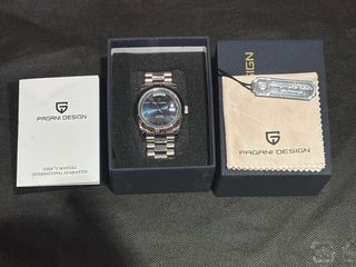 Reloj Pagani Design 36mm Esfera Azul