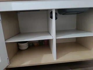 Cocinita de madera Ikea con accesorios