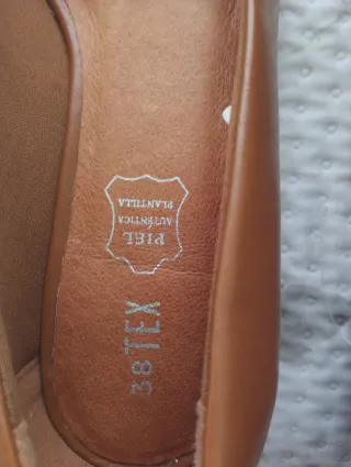 Zapatos planos marrones 38 Tex