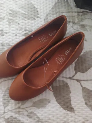 Zapatos planos marrones 38 Tex
