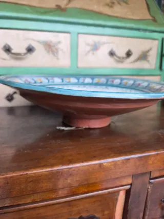 Plato de cerámica marroquí antiguo
