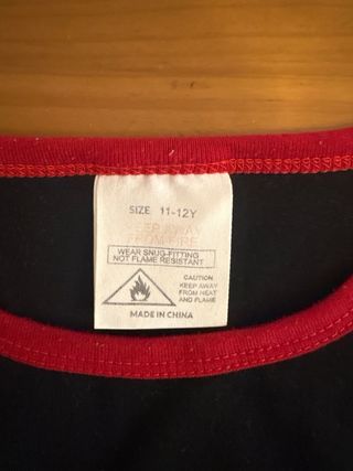 5 pijamas talla 11-12