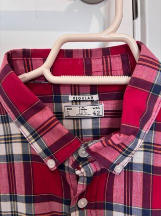 Camisa cuadros chico/caballero talla L