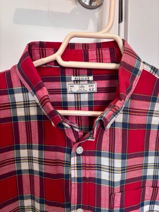 Camisa cuadros chico/caballero talla L