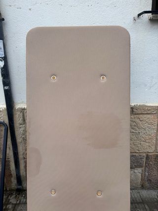 Mesitas de noche beige con 3 cajones