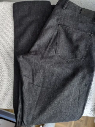 Pantalones Massimo Dutti Gris Hombre