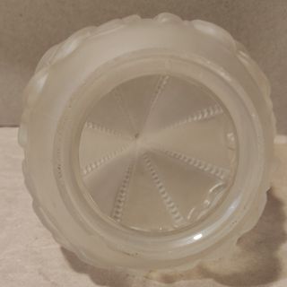 Tulipa piña vintage Art Decó cristal glaseado