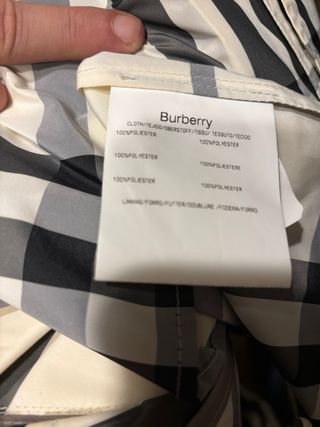Chaqueta Burberry Mujer Beige/Gris