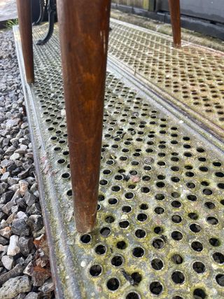 Pie de mesa mid century