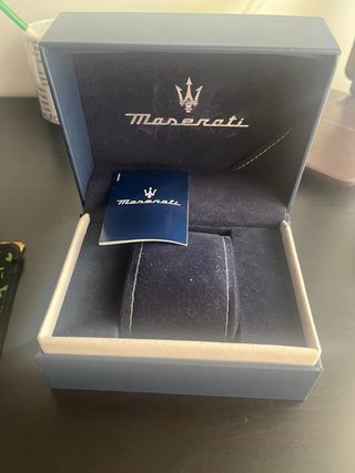 Reloj Maserati Stile Dorado Negro