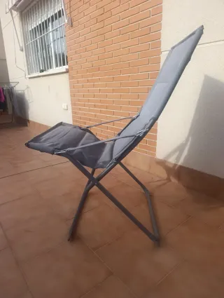 Hamaca gris terraza 3 posiciones