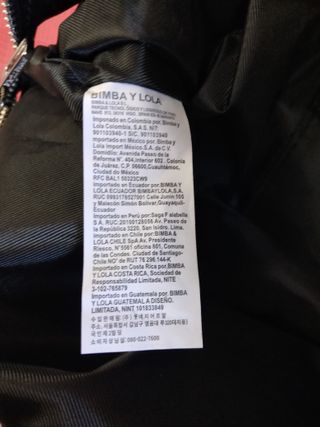 Bolso shopper Bimba y Lola negro