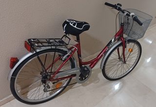Bicicleta Paseo Roja Orbea Mujer