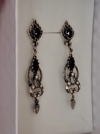 Pendientes Art Decó Plata S.XIX