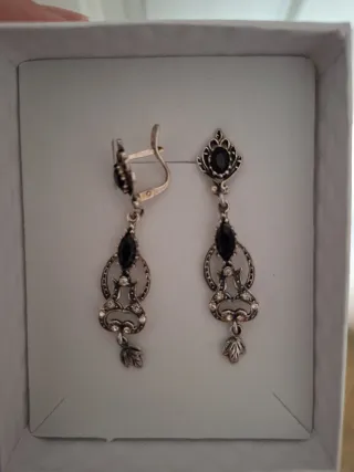 Pendientes Art Decó Plata S.XIX