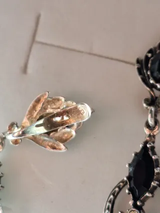 Pendientes Art Decó Plata S.XIX