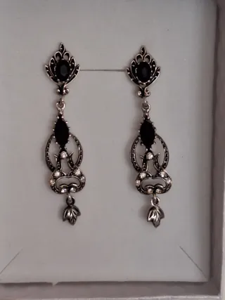 Pendientes Art Decó Plata S.XIX