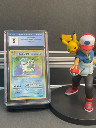 Carta Blastoise CGC 5 Base Set Holo