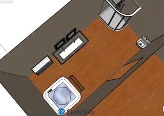 Plano de loft. 250 mil €. En Alhaurín de la Torre