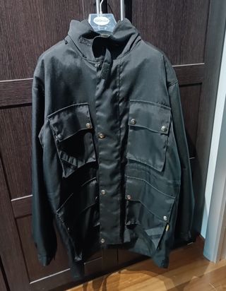 Giaccone Impermeabile Anti Vento Siggi Nero Tg. L