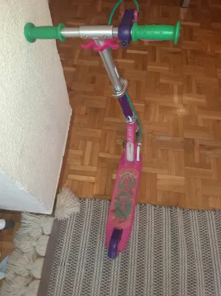 Patinete Oxelo Scouter Girl Plegable Rosa y morado