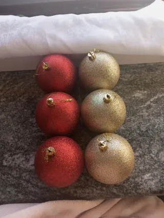 Palline di Natale Rosse e Oro