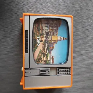 Televisor Antiguo Toro Años 70 Souvenir