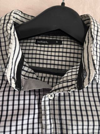 Camisa Lefties Rayas Azul/Verde Talla M