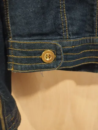 Cazadora vaquera Picchio azul con cremalleras