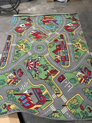 Alfombra infantil ciudad y carretera