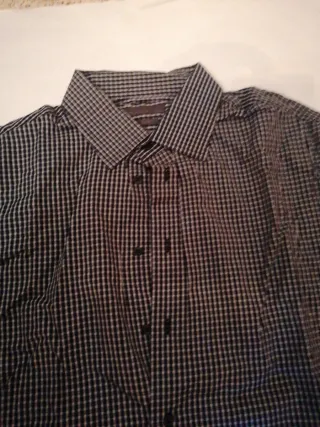Camicia uomo a quadri taglia L