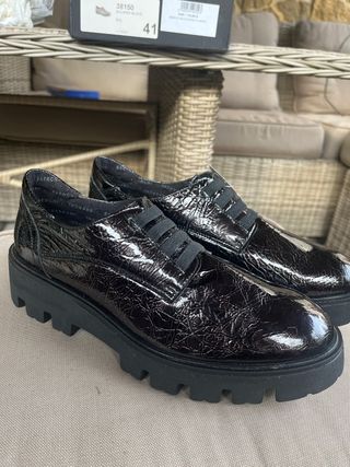 Zapatos Baerchi Piel Negro Talla 41