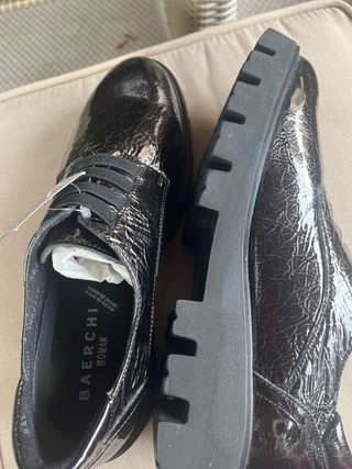 Zapatos Baerchi Piel Negro Talla 41