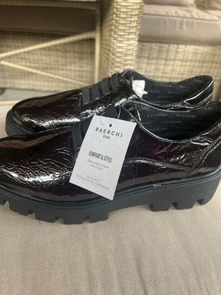 Zapatos Baerchi Piel Negro Talla 41