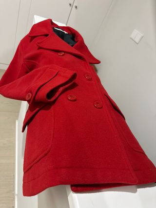 Abrigo Tommy Hilfiger Rojo M