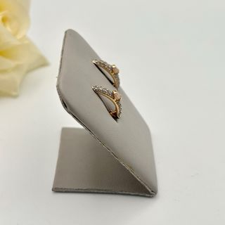 Pendientes de oro 14kt con circonitas