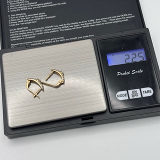 Pendientes de oro 14kt con circonitas