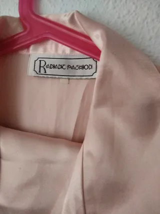 Pijama satén rosa talla 42
