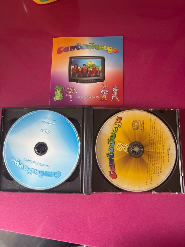 Cantajuegos 3 CD + 1 DVD juegos musicales