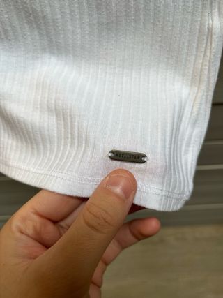 Camiseta tirantes Hollister blanca