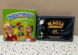 Lote 2 juegos Mentiroso y Magia Borrás +7