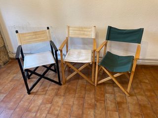 Sillas de director plegables