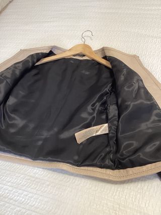 Chaqueta Massimo Dutti Piel Acolchada