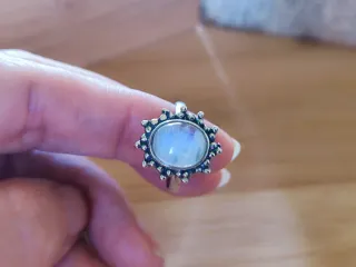 Anillo Plata Ley Piedra Luna