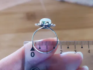 Anillo Plata Ley Piedra Luna