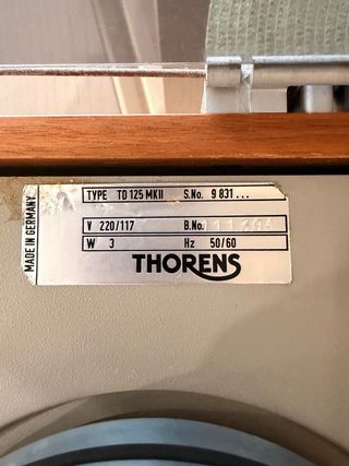 Thorens TD 125 MKII + SME 3009 + Shure V15/III
