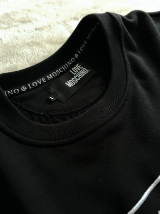 Sudadera Love Moschino Negra Talla L
