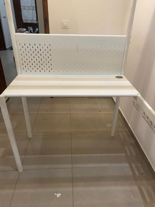 estructura en alto cama y escritorio